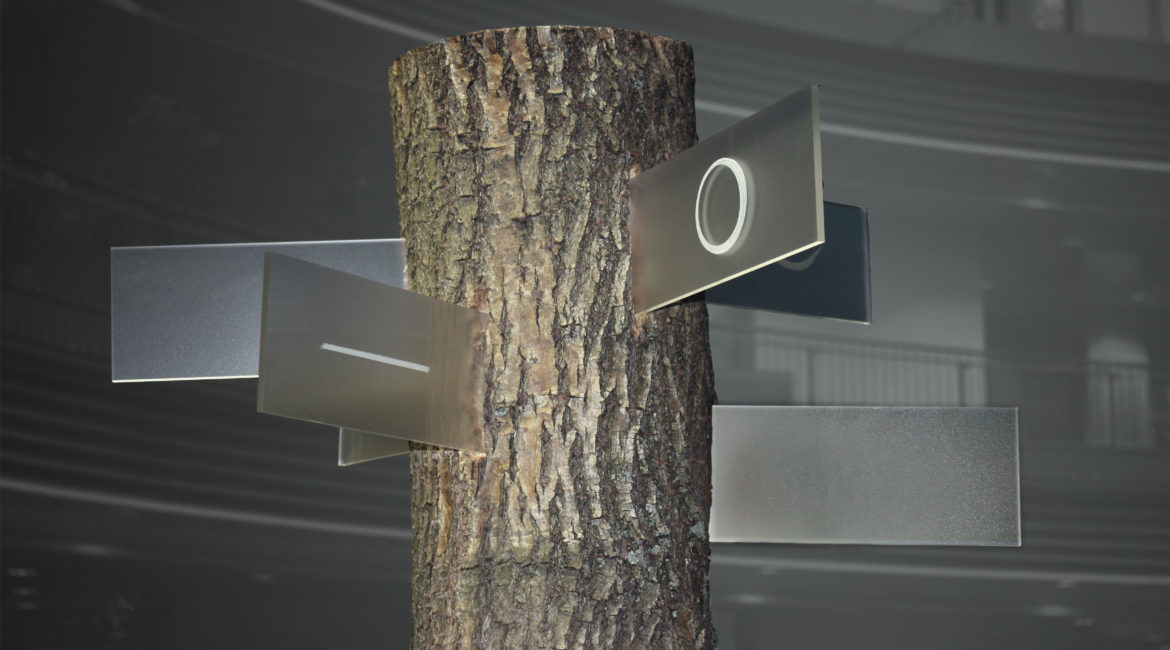 Foto Sabina Kaluza , Holz, Metall, PMMA, Lasergravur, 205 x 150, 2010